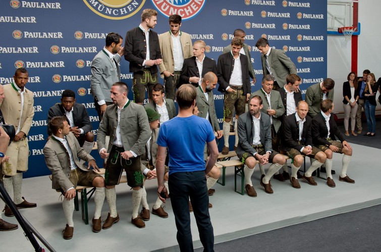 Robert Lewandowski poszedł z kolegami z Bayernu na piwo