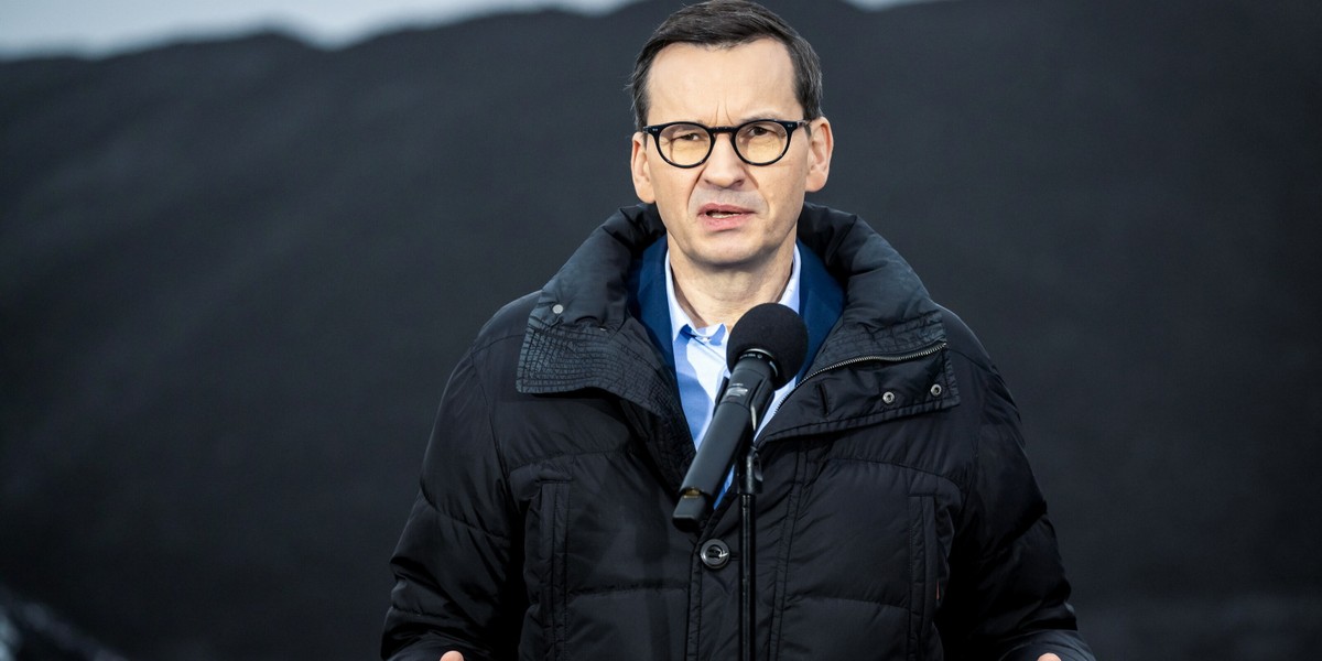 Premier Mateusz Morawiecki. 