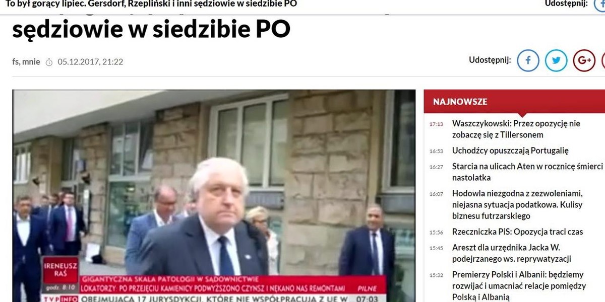 TVP na tropie „tajnego spisku”