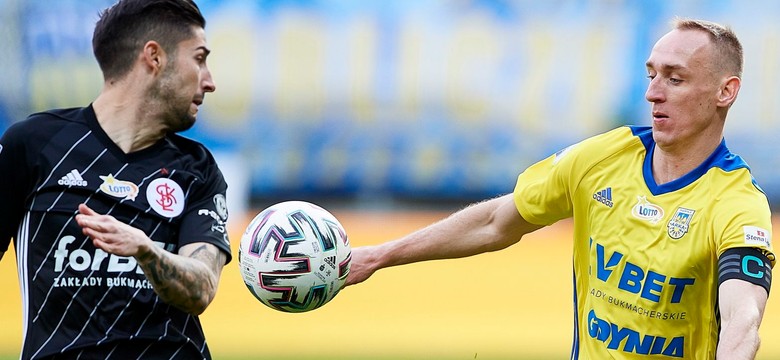 Ekstraklasa: ŁKS w doliczonym czasie uratował remis w Gdyni
