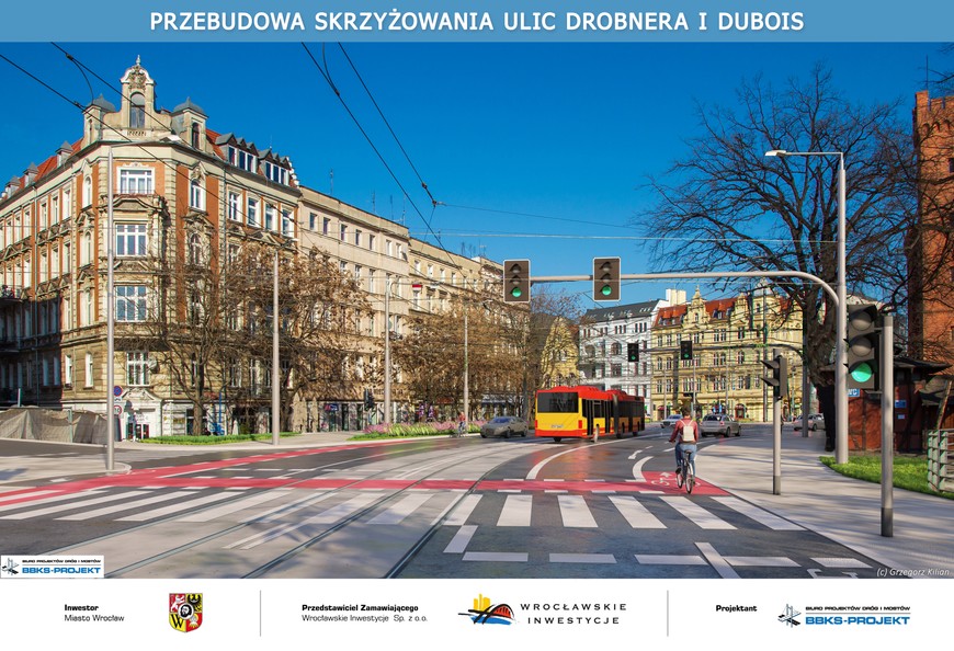 Na wysokości ulicy Cybulskiego powstanie przejście dla pieszych i przejazd rowerowy