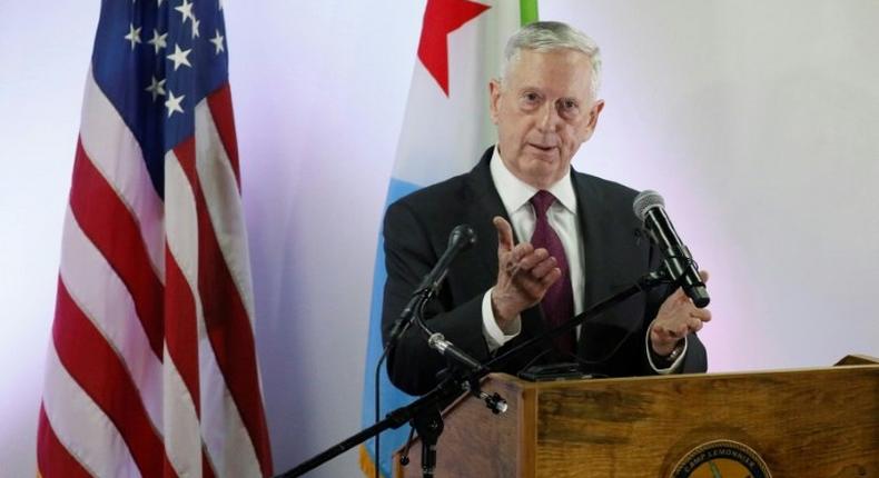 U.S. Defense Secretary James Mattis urges France to continue the fight against terror in Africa as he visits strategic Djibouti