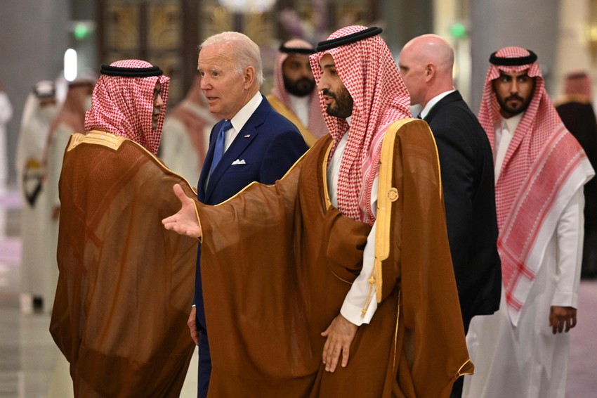 Džo Bajden i Mohamed bin Salman