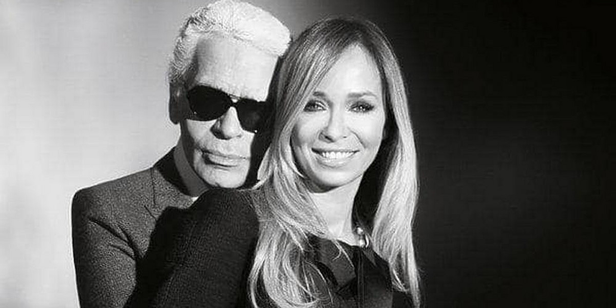 Joanna Przetakiewicz, Karl Lagerfeld