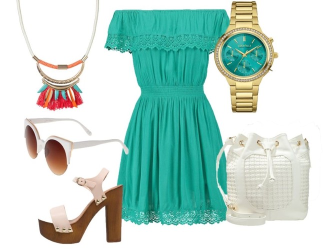 Odkryte ramiona. STYLIZACJE