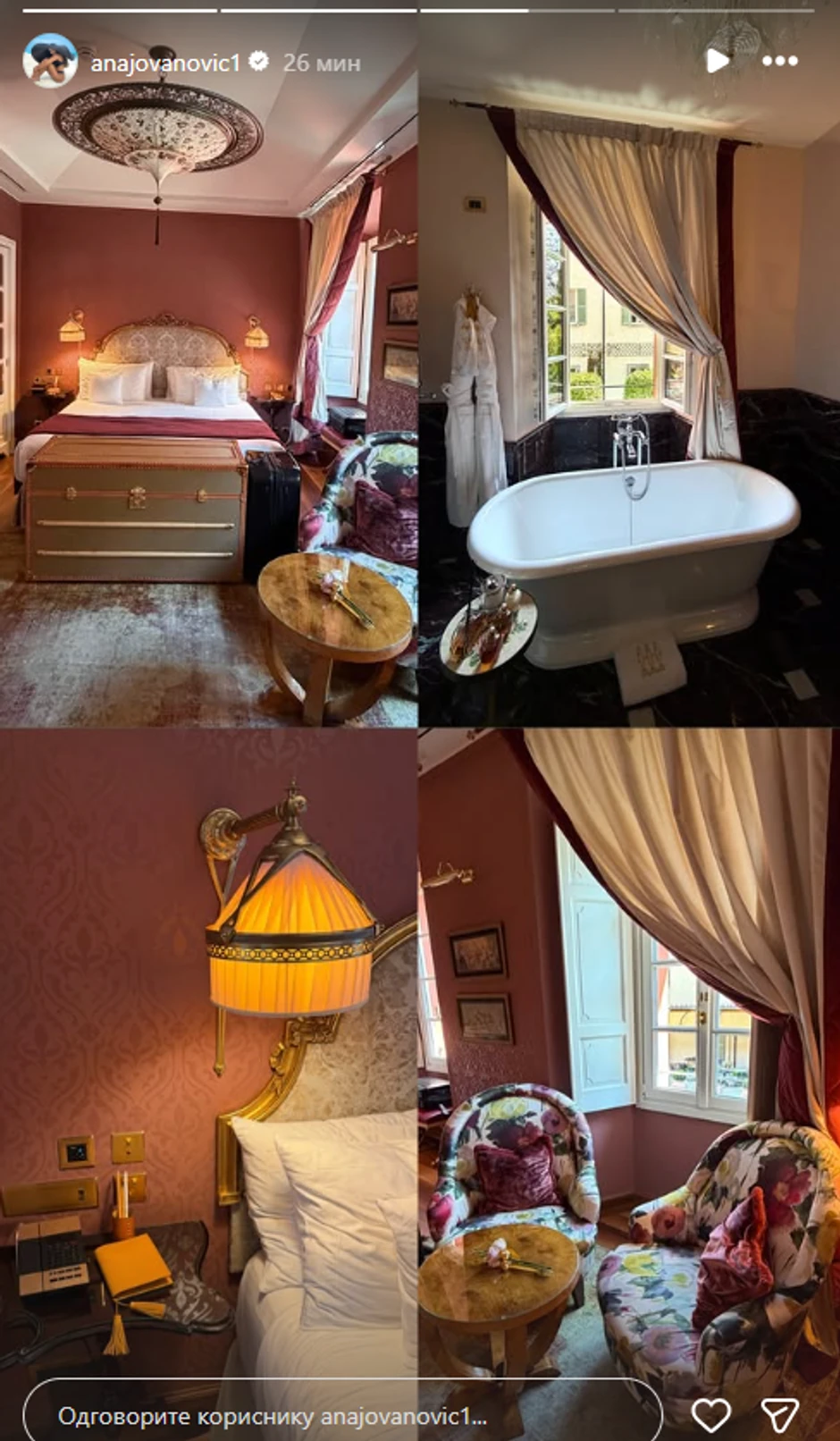 Ana Jovanović uživa u Italiji 