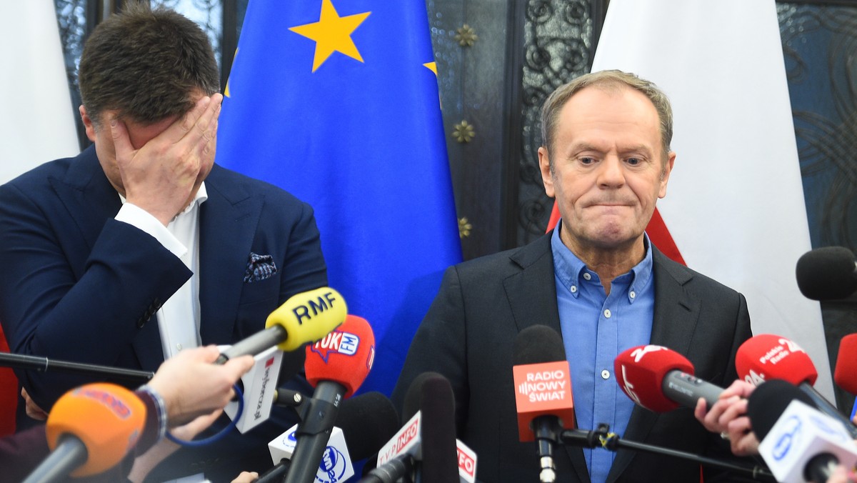 Szymon Hołownia i Donald Tusk