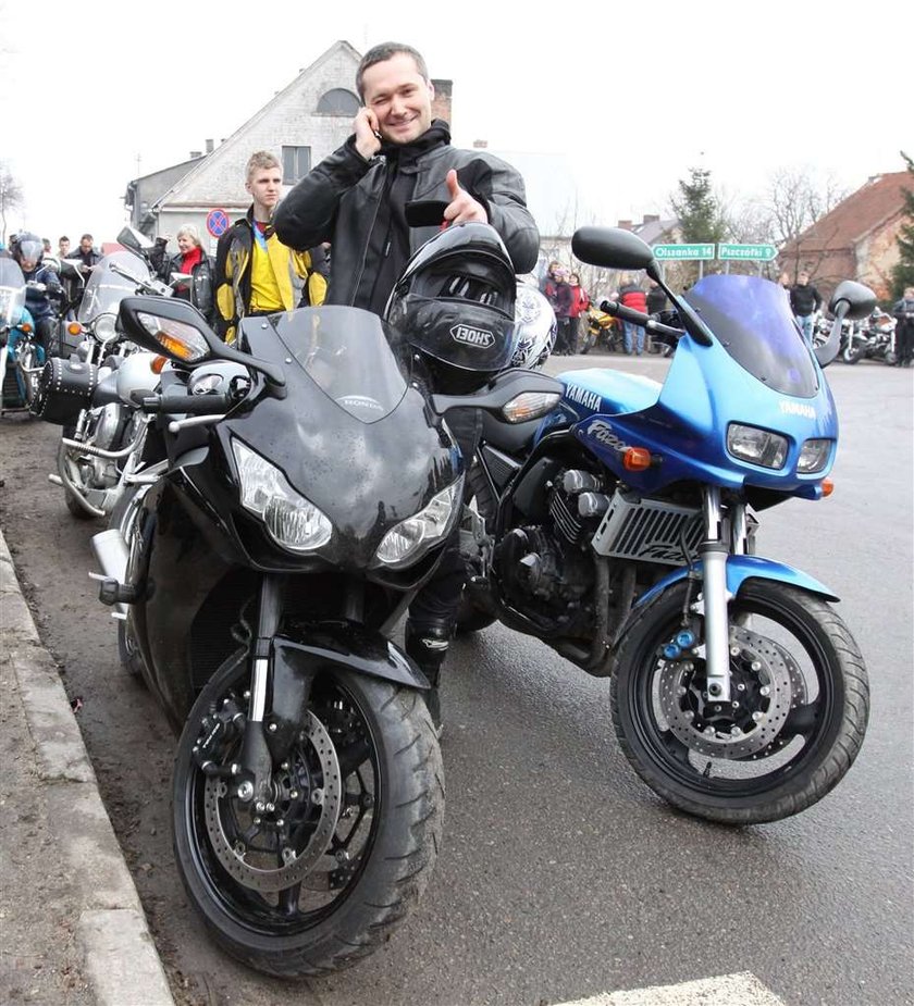 To nie pierwszy wypadek Wałęsy na motocyklu!