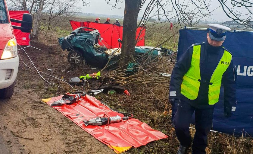 Tragiczny wypadek w Niegosławiu. Dwie osoby nie żyją