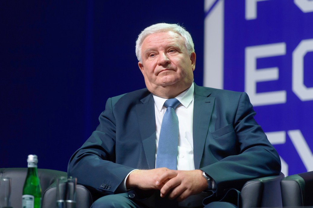 Kazimierz Kujda jeszcze jako prezes Narodowego Funduszu Ochrony Środowiska i Gospodarki Wodnej w 2018 r.