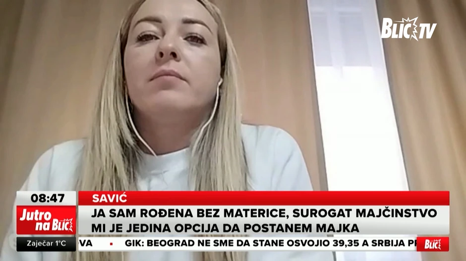 Kristina Savić o surgat majčinstvu