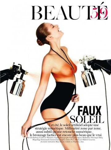 Játékosan szexi fotó a francia Vogue magazinból