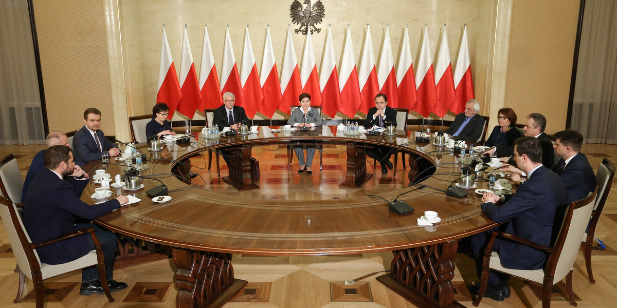 Spotkanie premier Szydo z szefami klubów parlamentarnych