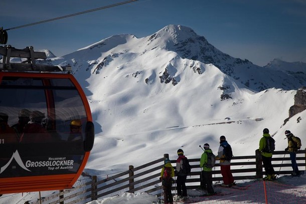 freeride 01 widok z gondoli na śnieg i ścianę