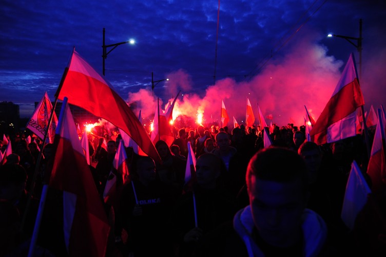 Marsz Niepodległości. Fot. Maciek Suchorabski