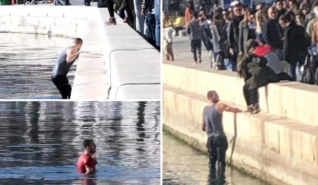 VK Crvena zvezda, Split, Napad, Huligani