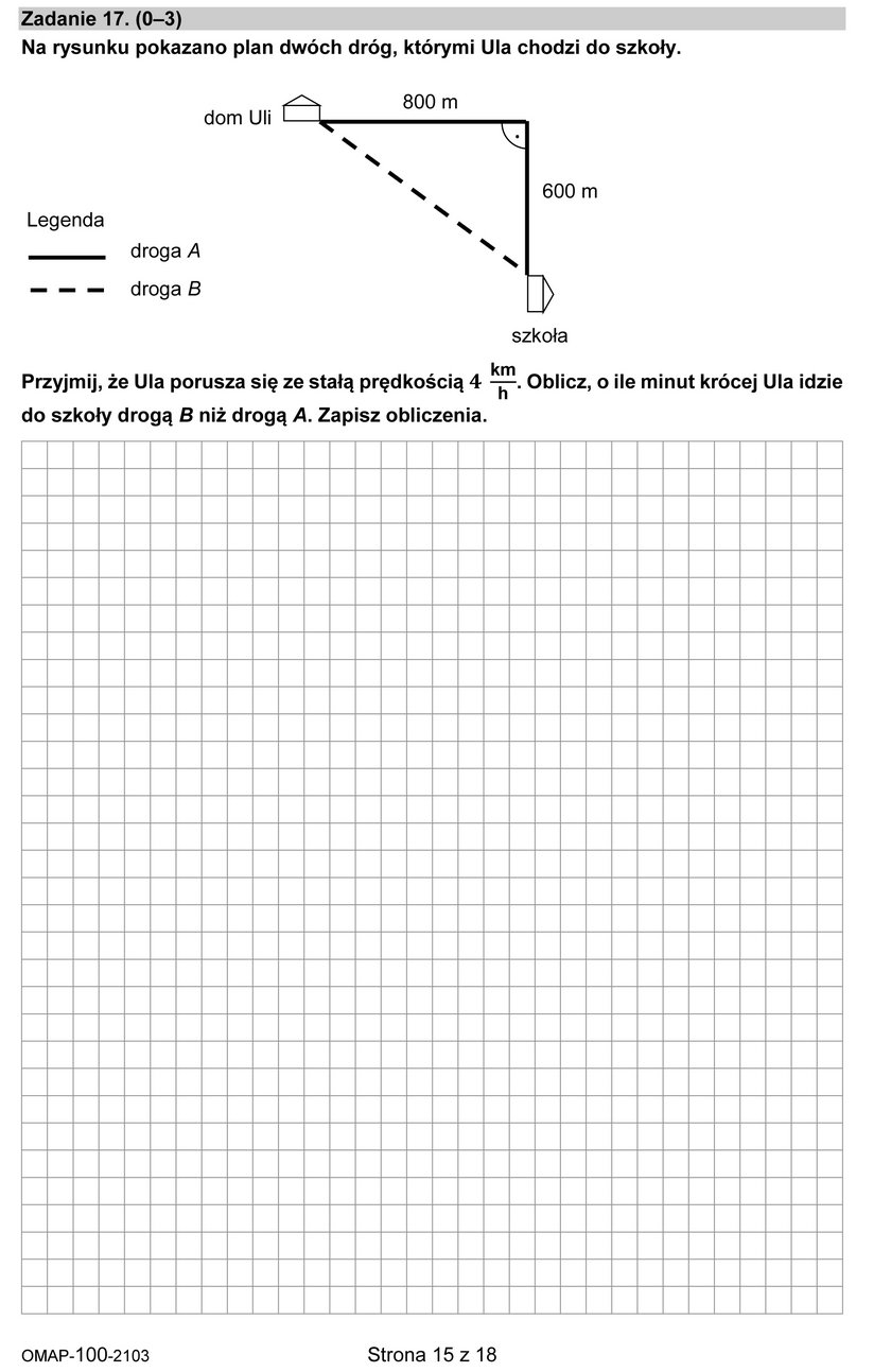 Egzamin dla ósmoklasistów z matematyki