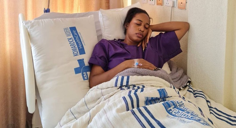 Bahati’s wife Diana Marua Hospitalized [Photos]