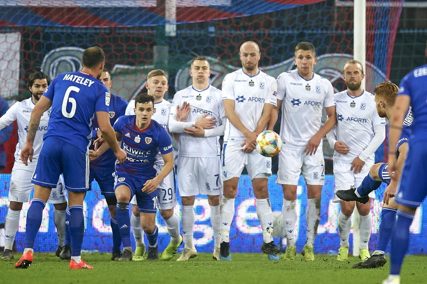 Pilka nozna. Ekstraklasa. Piast Gliwice - Lech Poznan. 15.02.2019