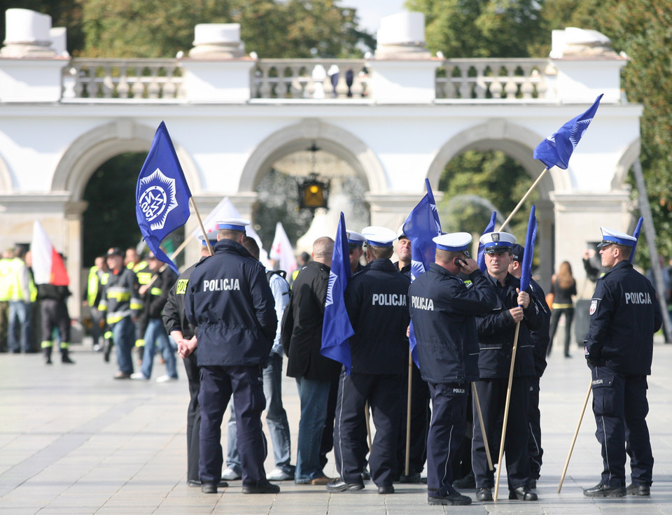 WARSZAWA MANIFESTACJA OPZZ i NSZZ &amp;quot;SOLIDARNOŚĆ&amp;quot; BUDŻETÓWKA P