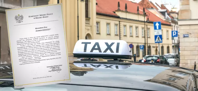 Bohaterski taksówkarz z Bielska-Białej uratował 12-latkę przed nożownikiem. Dostał podziękowania od policji