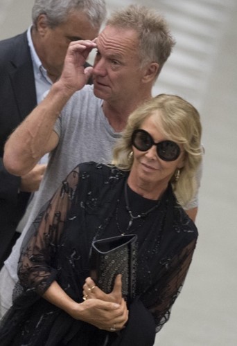 Sting z żoną Trudie Styler