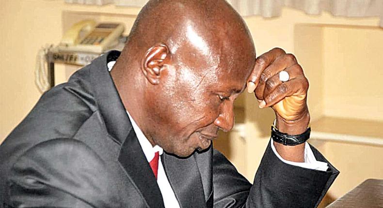 Ibrahim Magu is currently under probe by the presidency [EFCC]