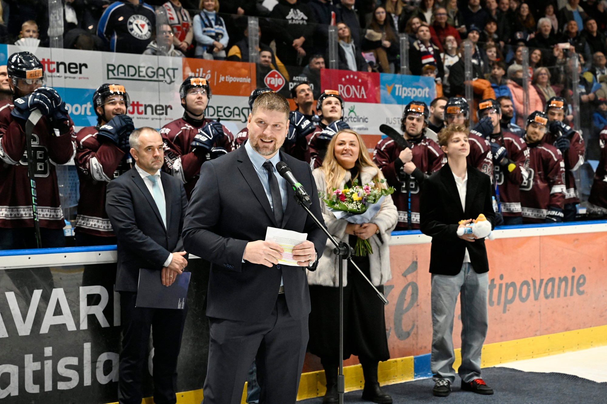Bývalý hráč HC Slovan Bratislava Michal Sersen. 
