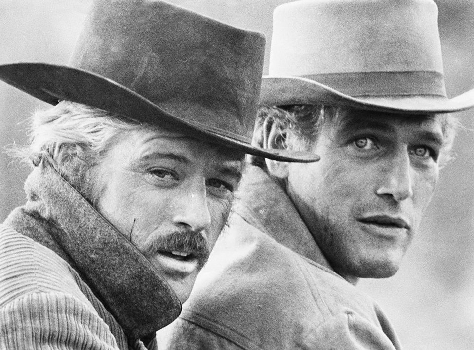 Paul Newman i Robert Redford w filmie "Butch Cassidy i Sundance Kid" (1969)