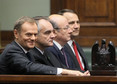 Premier Donald Tusk i członkowie Rady Ministrów,fot.PAP/Paweł Supernak