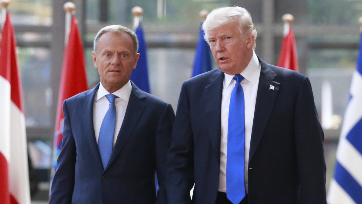 Zgoda w sprawie walki z terroryzmem i Ukrainy, ale brak porozumienia co do polityki klimatycznej i handlowej - w ten sposób dzisiejsze spotkanie przywódców instytucji unijnych z prezydentem USA Donaldem Trumpem podsumował szef Rady Europejskiej Donald Tusk.