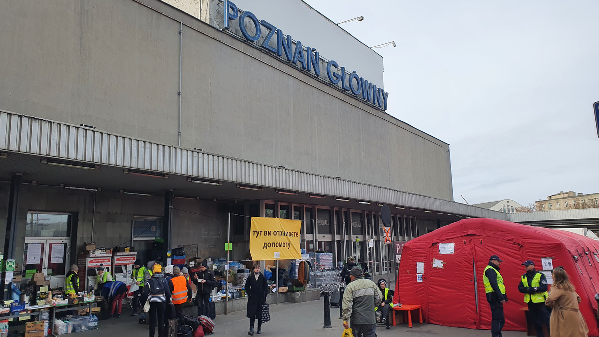 Stary dworzec PKP w Poznaniu w zostanie końcu otwarty. Dla uchodźców z Ukrainy