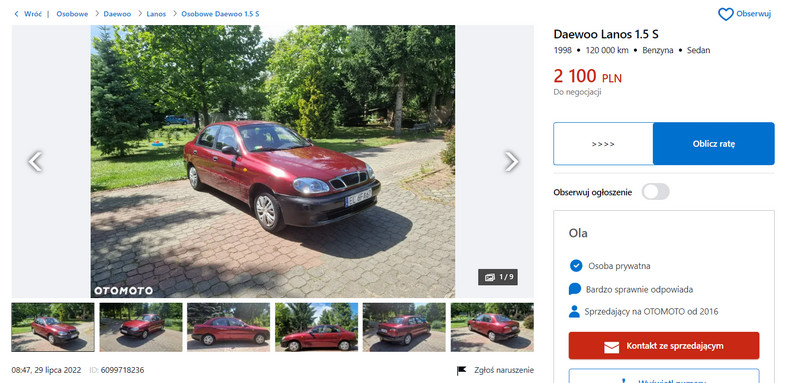 Daewoo Lanos 1.5 S — 2,1 tys. zł