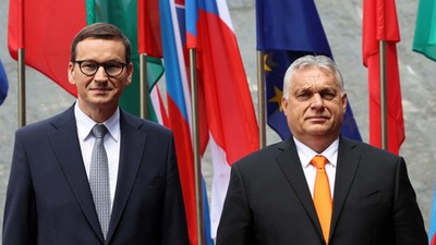 Viktor Orban i Mateusz Morawiecki