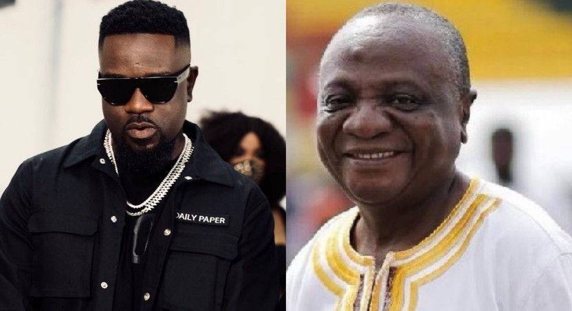 Sarkodie and the late Nana Ampadu