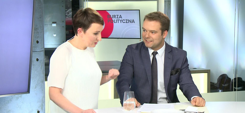 Rafał Bochenek zaskoczony w programie "Burza polityczna". "To jakiś konkurs?"