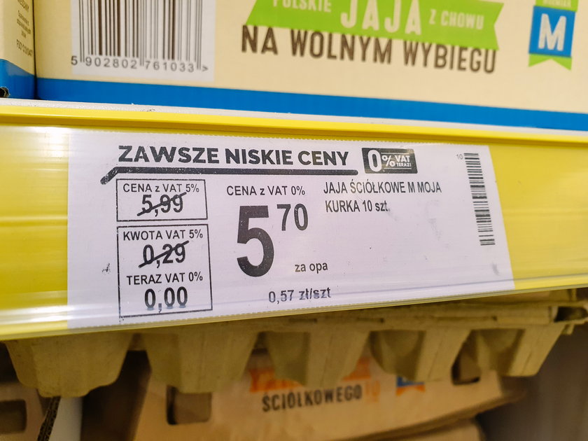 Obniżka VAT. 