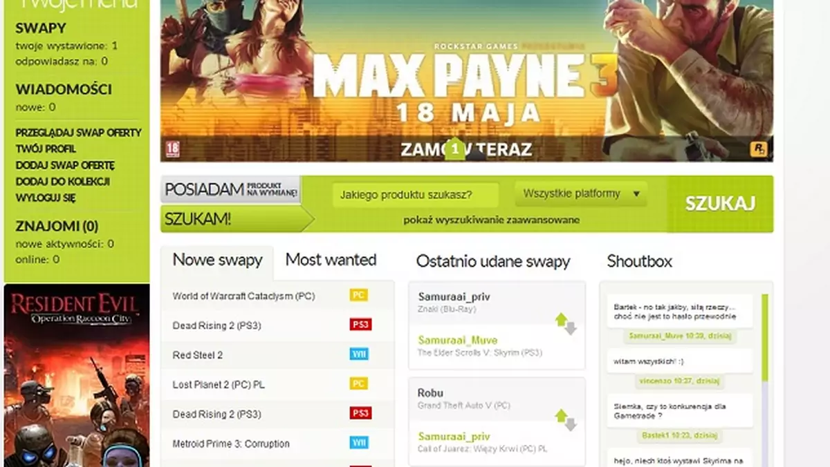 Cenega podnosi rękawicę rzuconą przez GameTrade - Muve Swap wystartowało