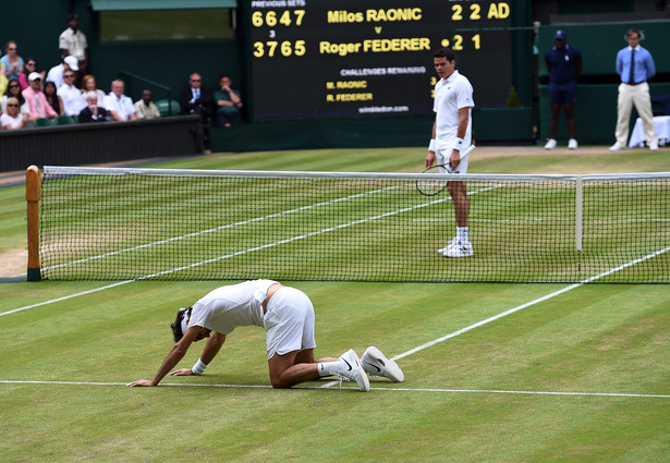 Wimbledon: Federer przegrał w półfinale z Raonicem