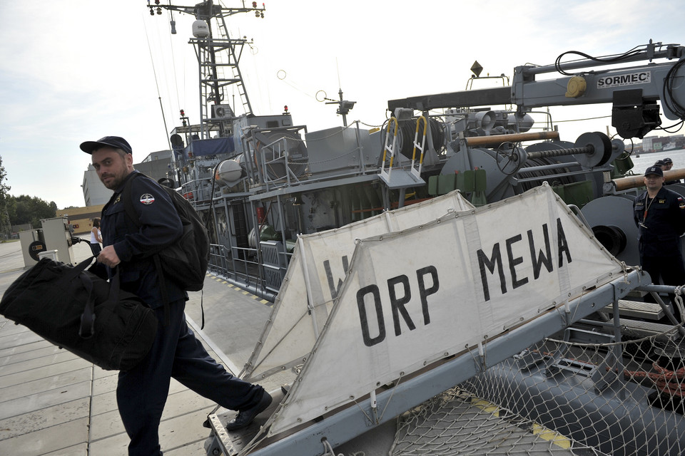 ORP Mewa wrócił do Gdyni