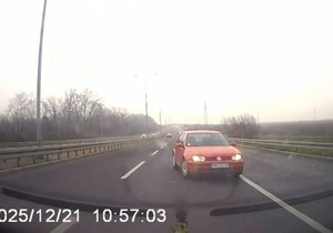 Vožnja u suprotno smeru na Pupinovom mostu