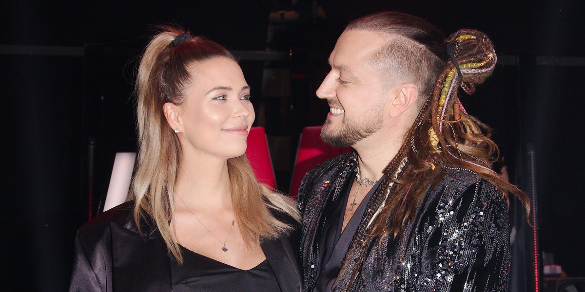 Sandra Kubicka i Alek Milwiw-Baron na finale "The Voice Kids". 