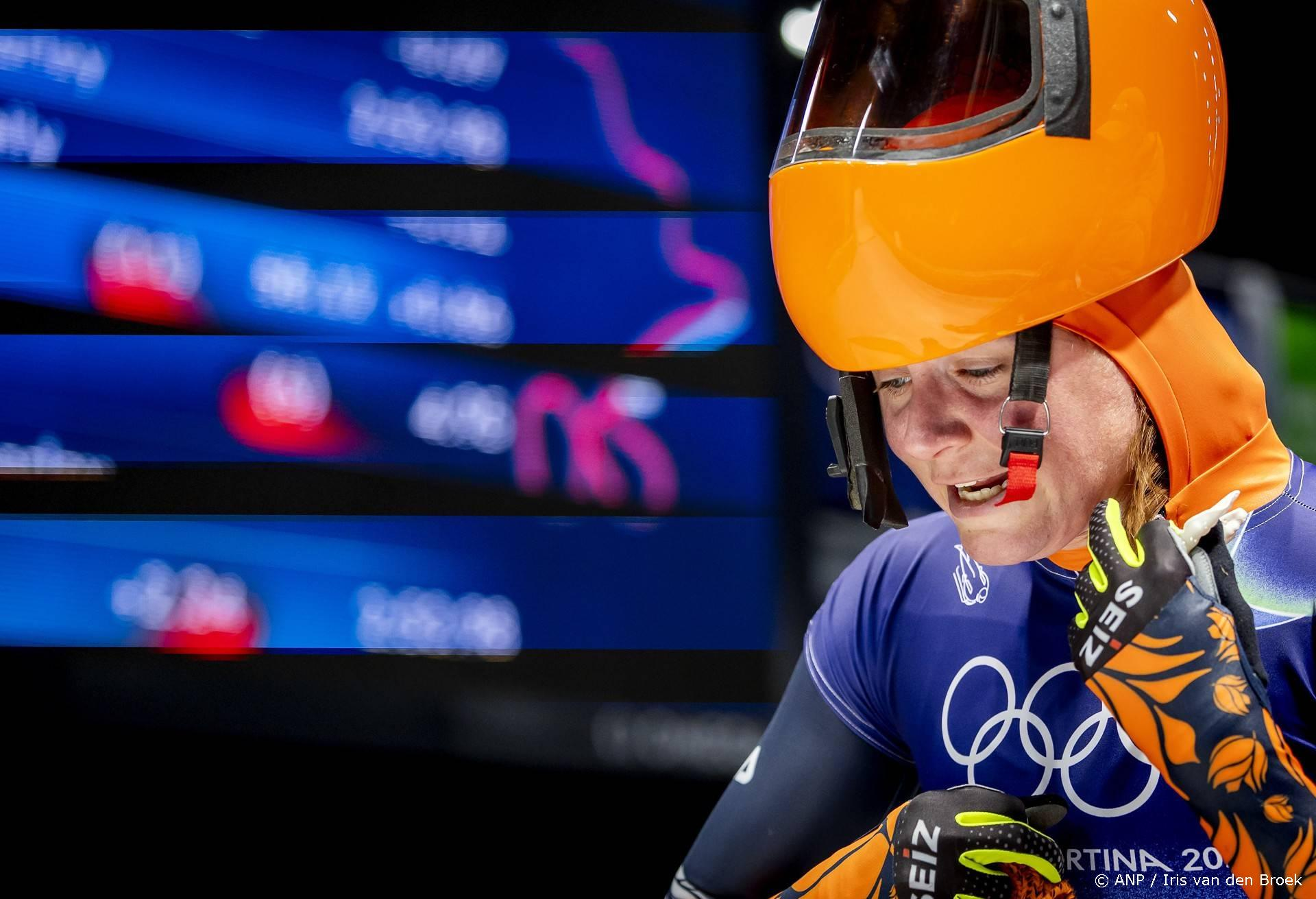 2,24 seconden tekort - Kimberley Bos ziet olympische droom vervliegen