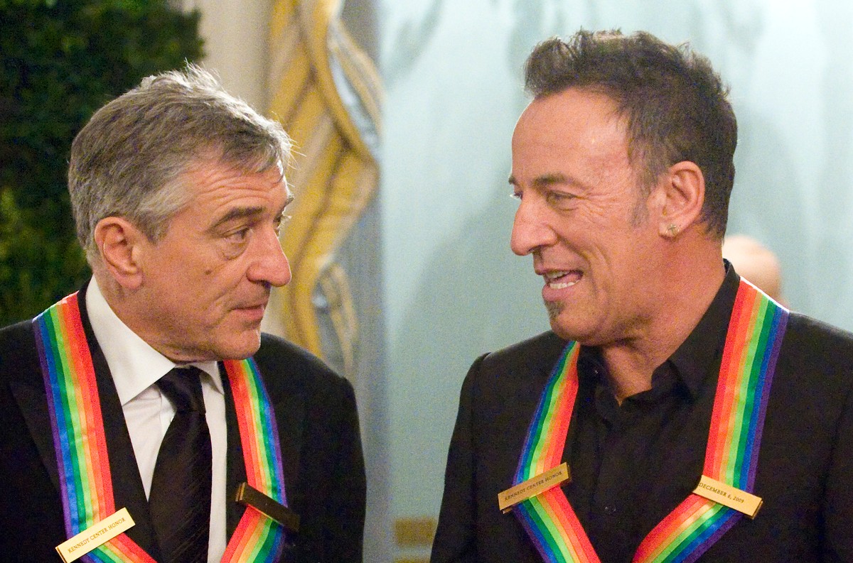 Robert De Niro (po lewej) i Bruce Springsteen w Kennedy Center w Waszyngtonie