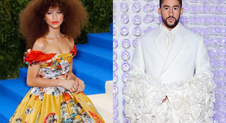 The 2024 Met Gala co-chairs include Zendaya, Bad Bunny, Jennifer Lopez, and Chris Hemsworth.Jackson Lee/Cindy Ord/Getty Images
