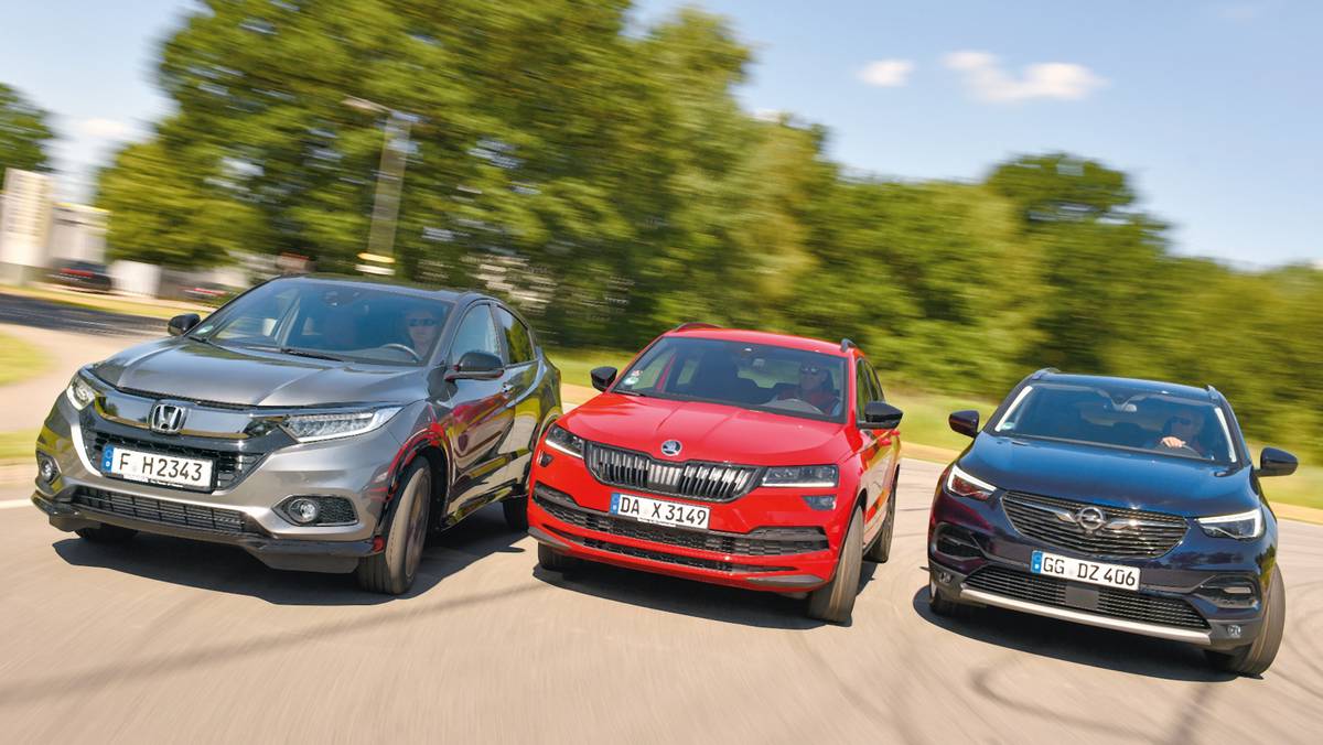 Porównanie: Honda HR-V, Opel Grandland X i Skoda Karoq