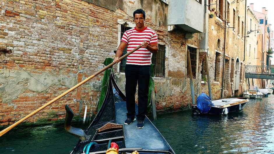 Gondolier w Wenecji, 2021