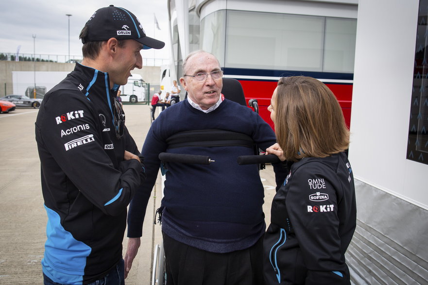 Robert Kubica, Sir Frank Williams, Claire Williams