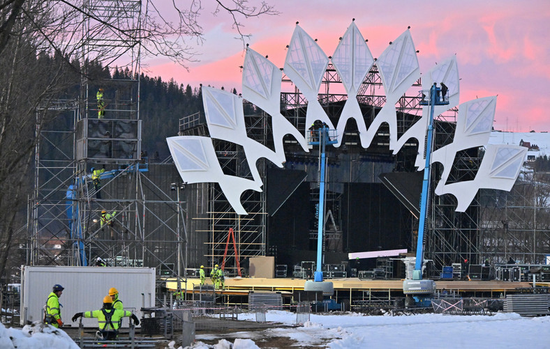 Scena na Sylwestra Marzeń, zdj. 19.12.2023 r.