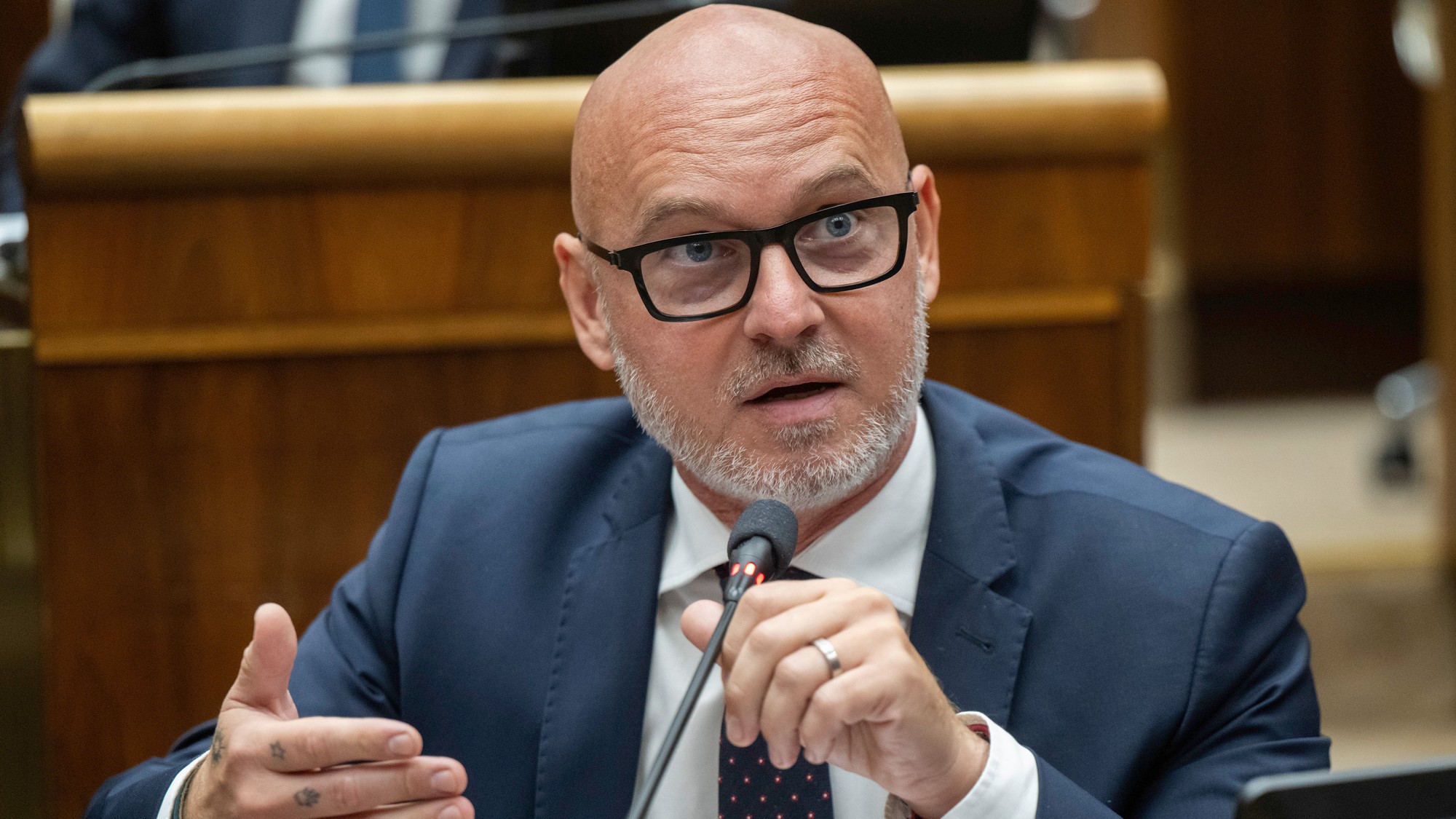 Poslanec NR SR Branislav Gröhling. 